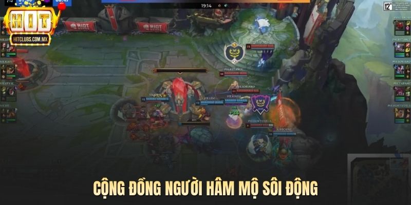 Cộng đồng người hâm mộ sôi động