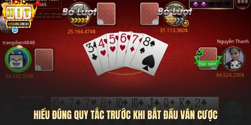 Hiểu đúng quy tắc trước khi bắt đầu ván cược