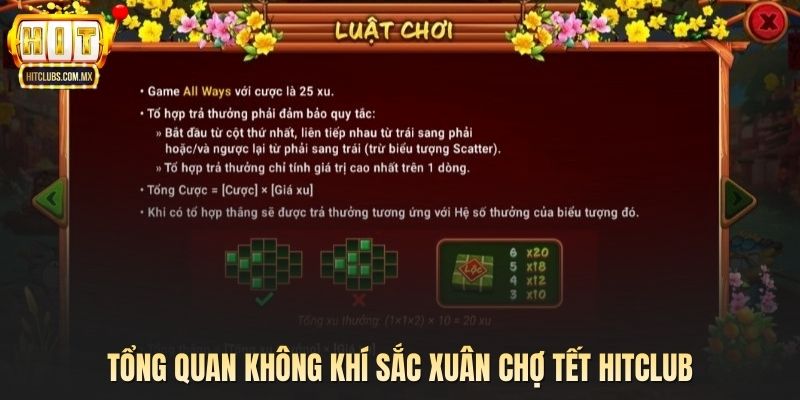 Tổng quan không khí Sắc Xuân Chợ Tết Hitclub